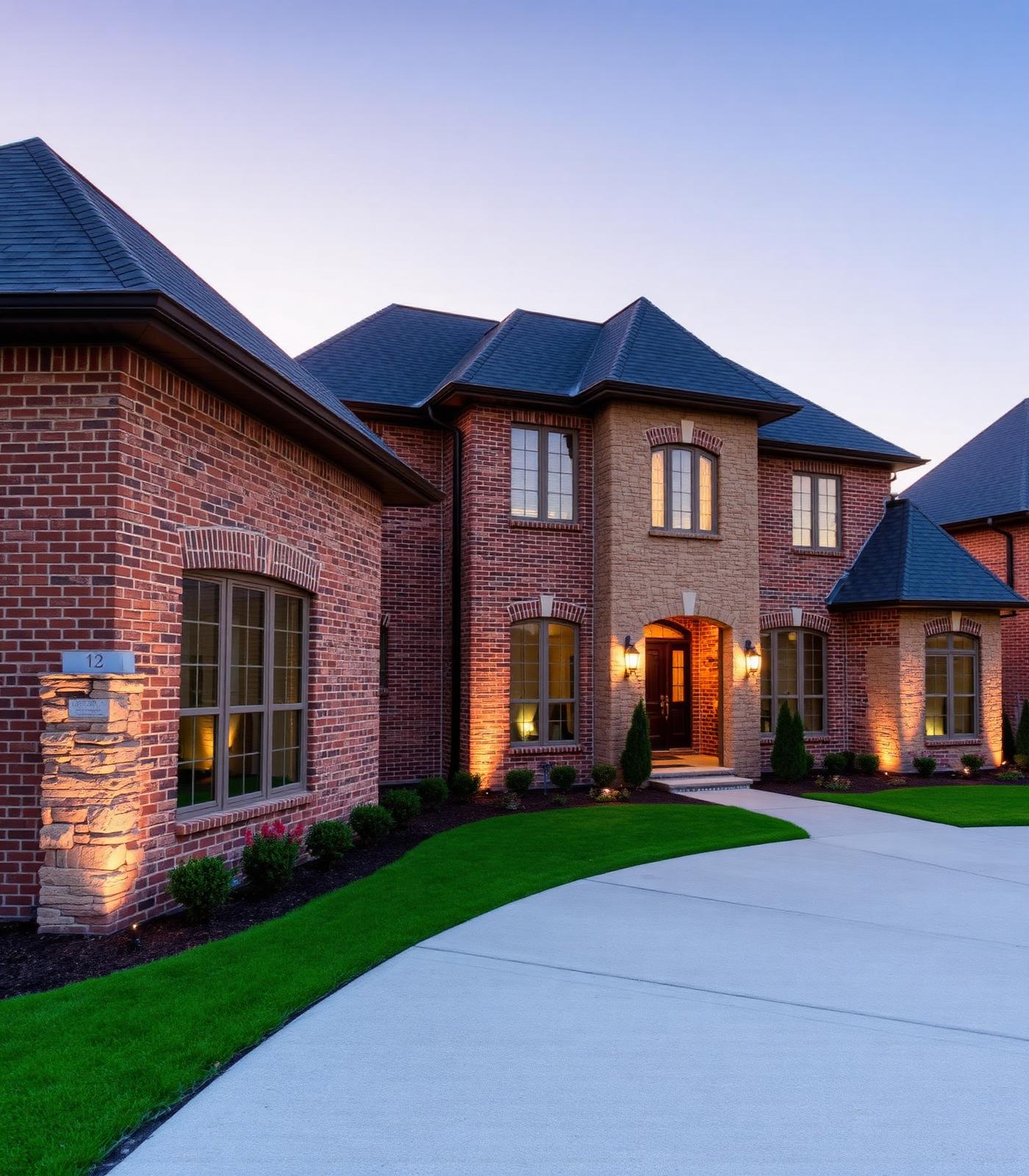 Immaculate luxury home exterior